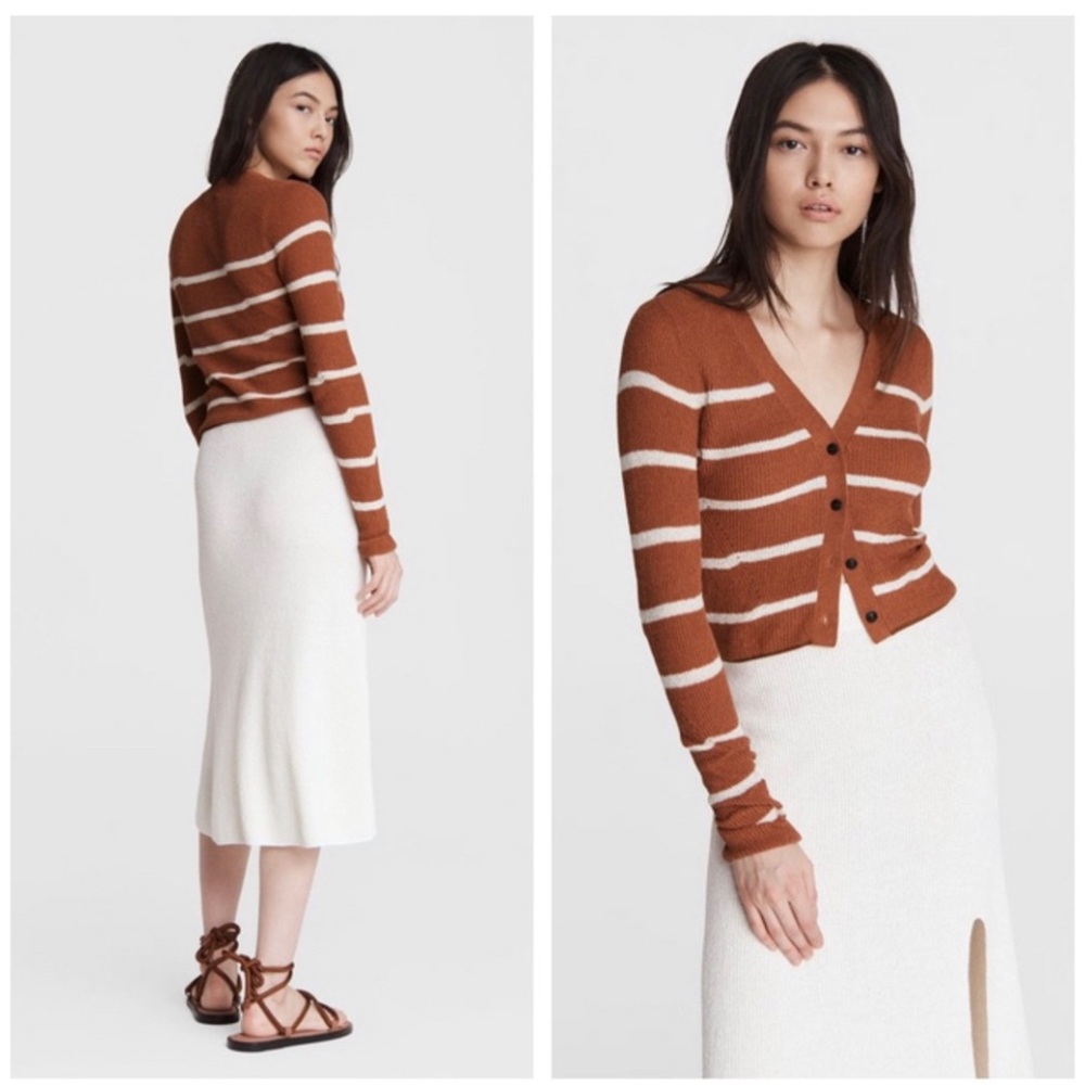 Rag and Bone Cotton Striped Cardigan
Slim Fit Sweater barely used
